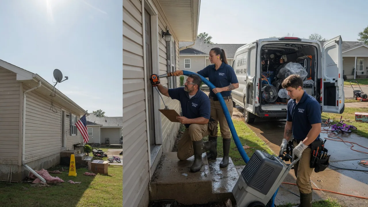 Ceiling Water Damage Restoration in Woodland, MI near me